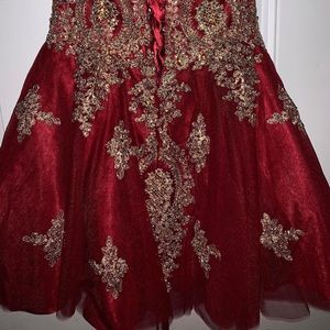 Teen dress. Mid leg dress with beautiful designs